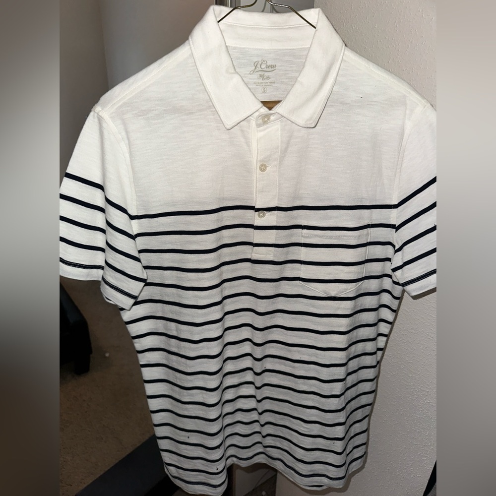 Small J crew striped polo